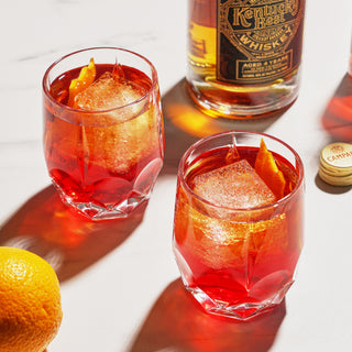 PERFECT FOR COCKTAILS AND BOURBON – This set of crystal drinking glasses will be your go-to glasses. With room for cocktails such as a Negroni or neat pours of rye whiskey with large ice cubes, these bourbon glasses will add panache to your bar.