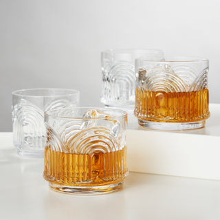 MADE TO LAST – Viski’s high-quality crystal glasses drinking set combines stunning clarity with durability for crystal glasses that stand the test of time. For best results, hand wash, rinse thoroughly, and polish these low ball drinking glasses by hand.
