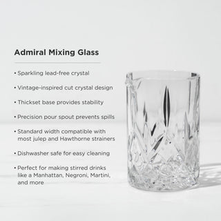 AN ESSENTIAL PART OF ANY HOME BAR - A reliable mixing glass makes a great housewarming gift, gift for cocktail lovers, gift for dad on Father's day, wedding gift, or hostess gift. Make sure to pair with a fine twisted bar spoon and cocktail strainer.
