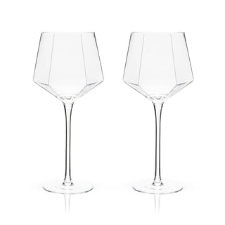 ELEVATE YOUR SIPPING EXPERIENCE – These unique modern wine glasses update the wine goblet shape to highlight rosé, red, or white wines. Toast with your favorite bottle of Riesling or mix a classic aperol spritz in an exquisite geometric wine glass.