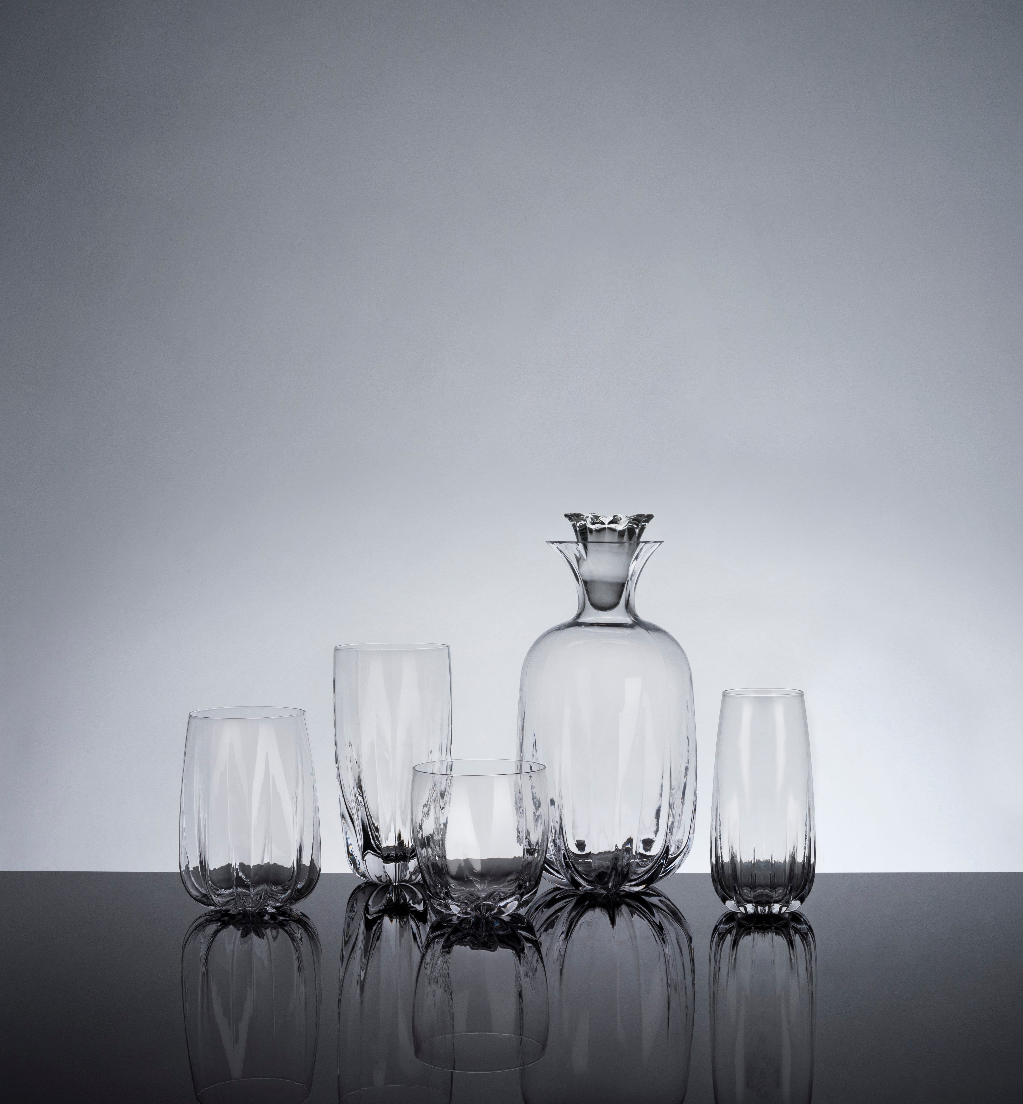 True Cuvée Champagne Flutes Set of 4 - Crystal Sparkling Wine Glasses,  Stemmed Wine Glass Set - 7 Ounces 