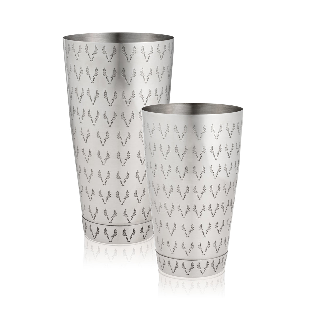 Viski Harrison Staghead Shaker Tin Set