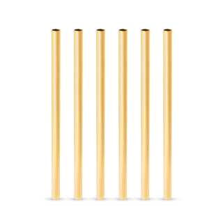 SIP IN STYLE - Elegant cocktails deserve to be served in style; why throw a plastic straw into your perfectly crafted margarita? Sip through these 5'' gold plated cocktail straws and give your old fashioneds, negronis, or sazeracs five star treatment.