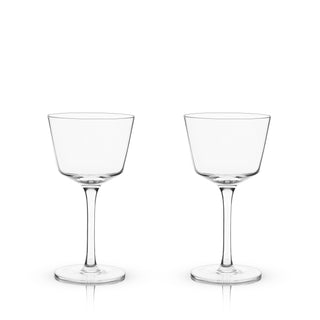 THE PERFECT GIFT FOR OUTFITTING A NEW HOME - Anyone who cares about a good drink experience needs stylish glassware. Give this set of 6 oz coupe glasses as a graduation gift, housewarming gift, or wedding gift and help someone build their perfect bar.
