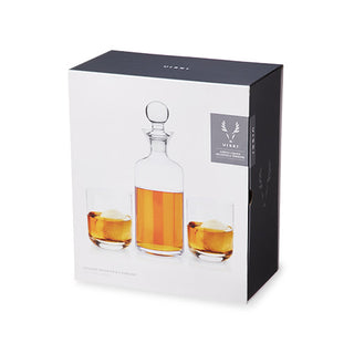 ELEGANT GIFT FOR WHISKEY LOVERS – Impress the liquor collector in your life with this set of sleek tumblers and exquisitely minimalist decanter. This beautiful crystal bar set makes the perfect Christmas, birthday, anniversary, or housewarming gift.

