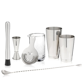 ELEVATED ESSENTIALS - This cocktail making set is way better than your average bar basics. Upgrade your home bar with all the bar tools you need to craft your favorite drinks. From martinis to mojitos, show off your bartending skills with stylish tools.
