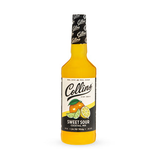 MIX UP MARGARITAS, LONG ISLAND ICED TEA AND MORE - Collins Sweet and Sour mixer is the perfect complement to any cocktail. Sweet and sour cocktail mix is a bar essential that allows you to craft cocktails from whiskey sours to margaritas.