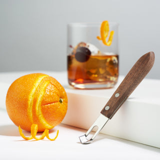 UPGRADE YOUR BAR CART - Durable, striking, and suitable for daily use, our compact channel knife fits easily with any bar cart, home bar, or kitchen. Add this handy citrus zester to your bar tools for the perfect twist every time.