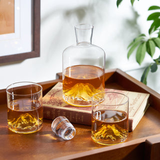 Mountain Crystal Liquor Decanter