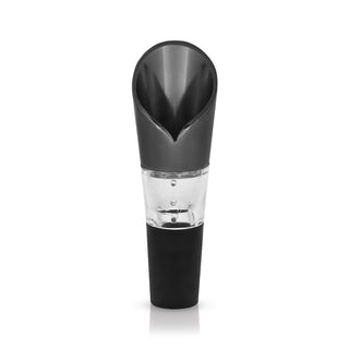INSTANT WINE AERATOR AND POURER - Instantly decant your wine with this aerator and pourer. This compact wine aerator pourer spout can decant any wine—just attach the aerating pour spout to your wine bottle and pour directly into your glass.