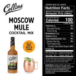 GREAT FOR PARTIES! EASILY MIX BATCH COCKTAILS AND PITCHERS - Moscow Mule mixers are a great way to serve batches of your favorite cocktails. No cocktail recipe books required--just follow the instructions on each bottle of ginger mule mixer.