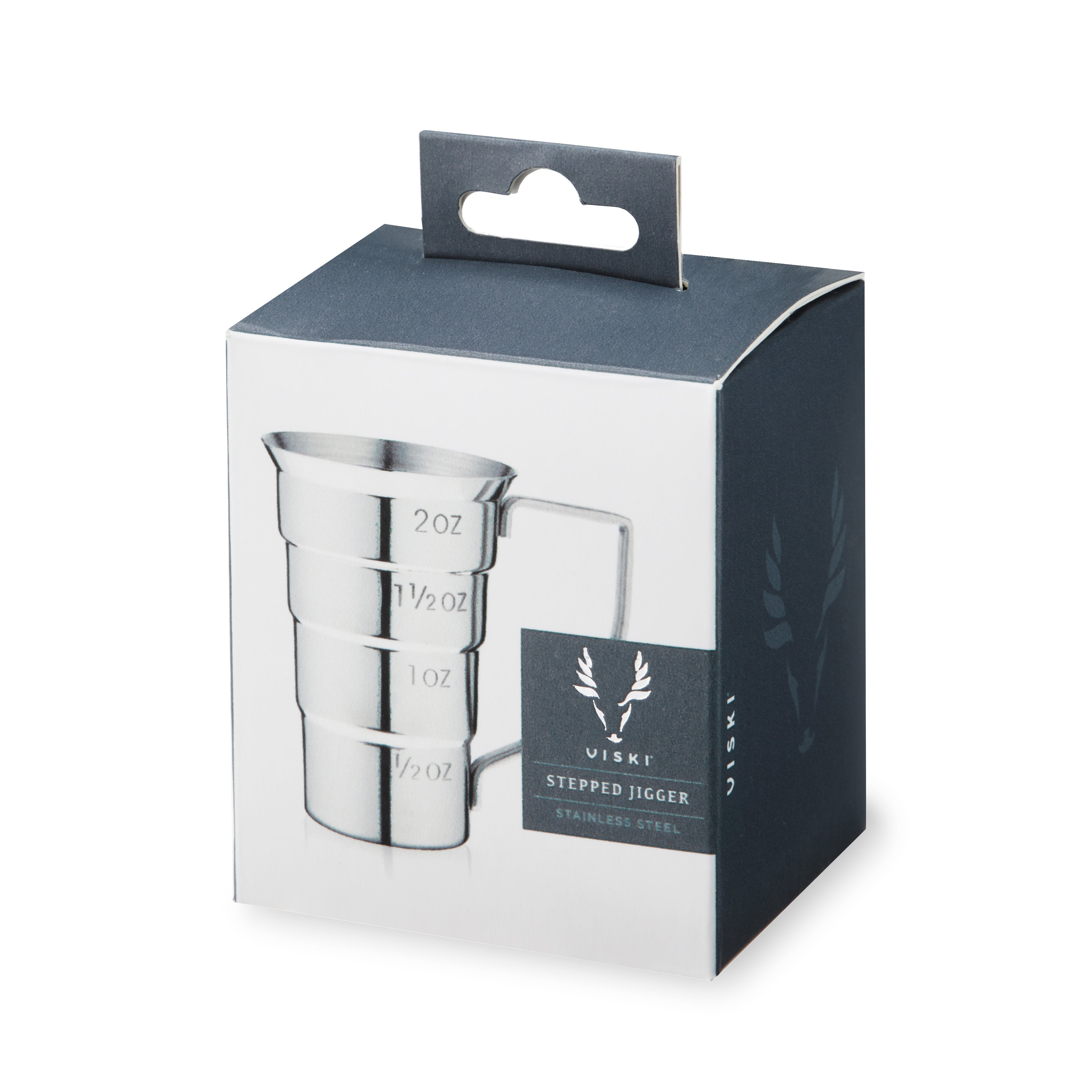 Jamal's Choice 1.5 Oz Professional Measuring Glass Jigger – Classic Bar Tool – JS-422D-EA