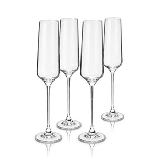 ELEGANT GIFT FOR WINE LOVERS – Impress the wine connoisseur in your life with brilliantly clear glasses that live up to their excellent wine cellar. This sparkling wine glass gift set makes the perfect Christmas, birthday, anniversary, or housewarming gift.