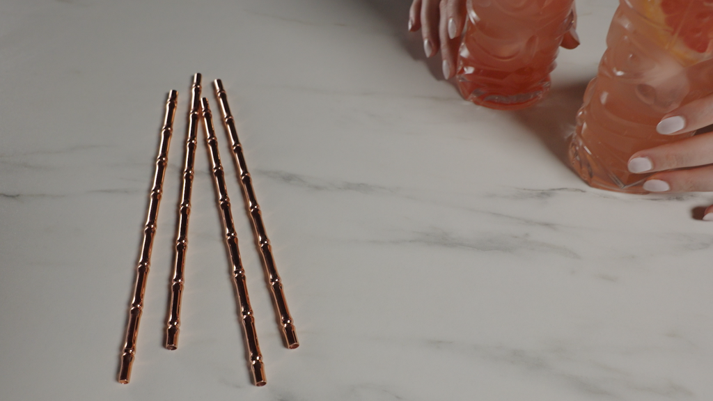 10.5 Copper Metal Straws - Whisk