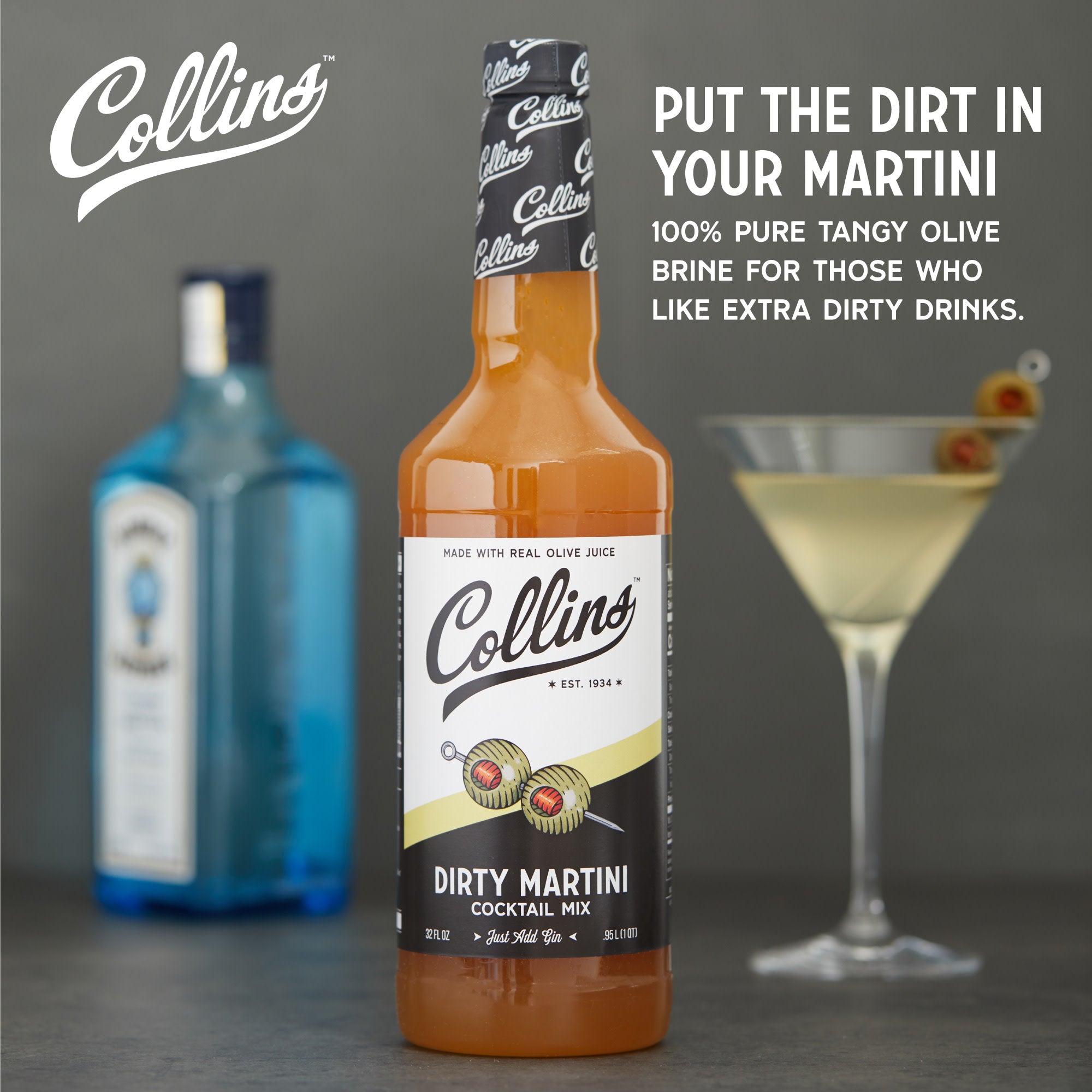 Dirty Martini - Amanda's Cookin' - Cocktails