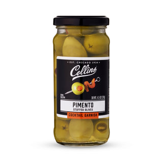 GOURMET OLIVES FOR CHARCUTERIE BOARDS - Collins cocktail olives are perfect with the brunch classic the Bloody Mary but work wonderfully with a selection of cheeses and cured meat for a well-rounded appetizer platter.