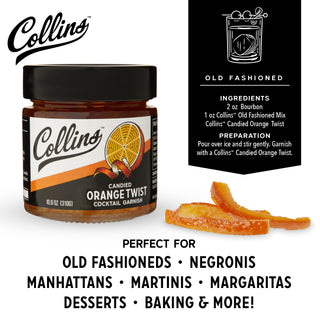 IN SYRUP FOR EXTRA TASTE – The bold bite of orange peel is balanced out with candied sweetness that holds up to the stiffest cocktails.