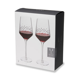 Admiral Crystal Universal Wine Glasses, Set of 2