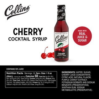 PERFECT FOR PARTIES - This tasty cherry syrup is an easy way to amp up punch or other party drinks. Up your cocktail game and impress your guests by adding this flavor bomb to batch cocktails or use it as an Italian soda flavoring syrup. 