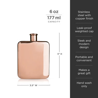  THE PERFECT GIFT - Gift this copper flask at Christmas or birthdays, or as a stylish gift for groomsmen, best friends, Father’s day gifts, and more. Gift this flask to the special person in your life, or why not treat yourself to a stylish liquor flask? 