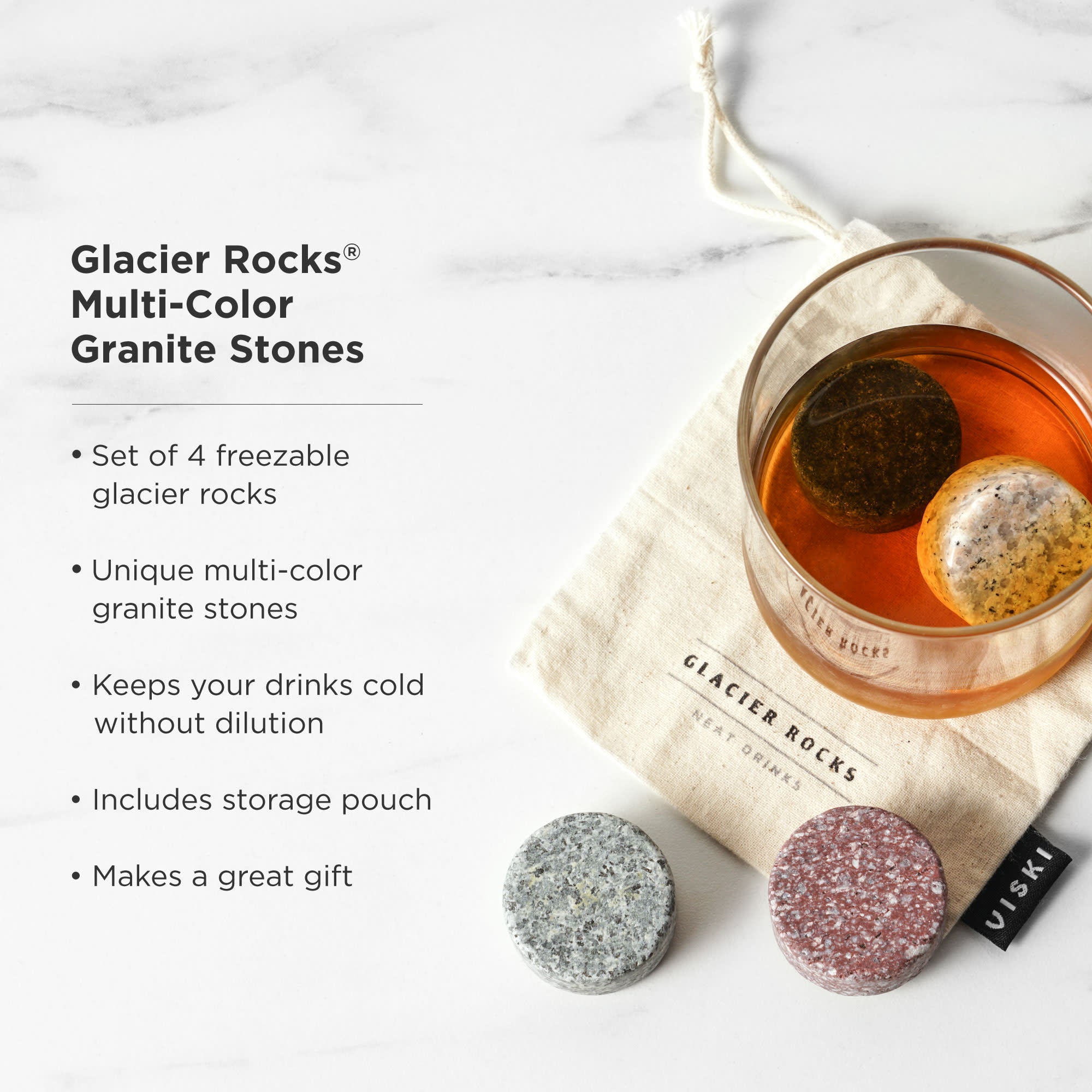Large Rocks Ice Cubes Large Colorful Rock