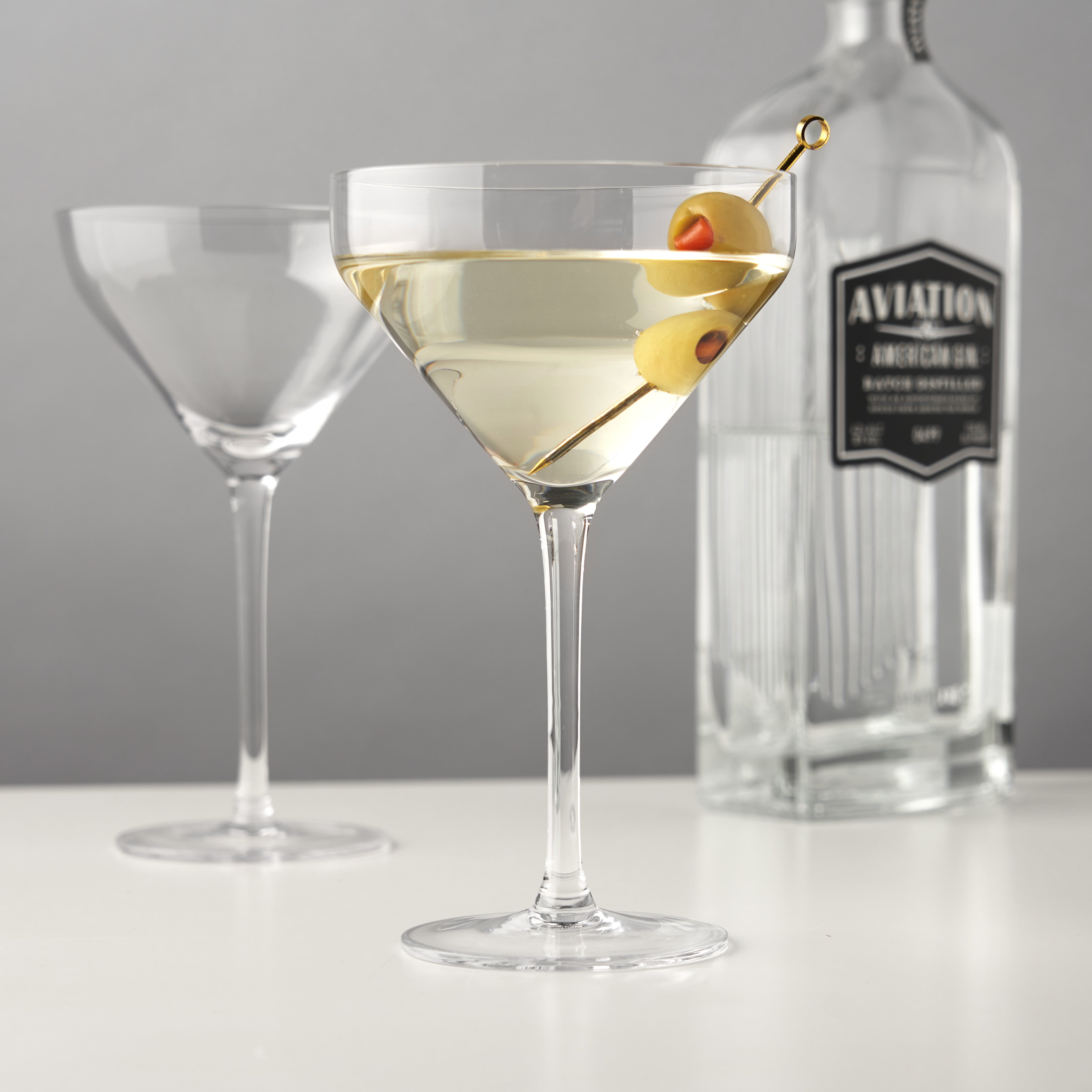 Viski Angled Stemmed Cocktail glasses, Perfect for Amero Spritz, Aperol  Spritz, Americano, and Tonic, Premium Crystal drinking glasses, Long Stem  Cocktail glass, set of 2, 16oz