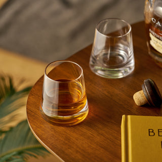 PERFECT FOR COCKTAILS AND BOURBON – An 8 oz capacity is perfect for neat pours of rye whiskey or Scotch and soda. Try with round ice spheres or large square craft ice cubes for an ideal, slow-melting whiskey sipping experience.
