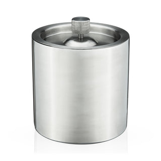 CLASSIC STAINLESS STEEL BUCKET: This stainless steel ice bucket suits any kitchen decor, making this insulated ice bucket with lid perfect as an ice container for party. Use it for ice or keep wine bottles chilled in this bar ice bucket.