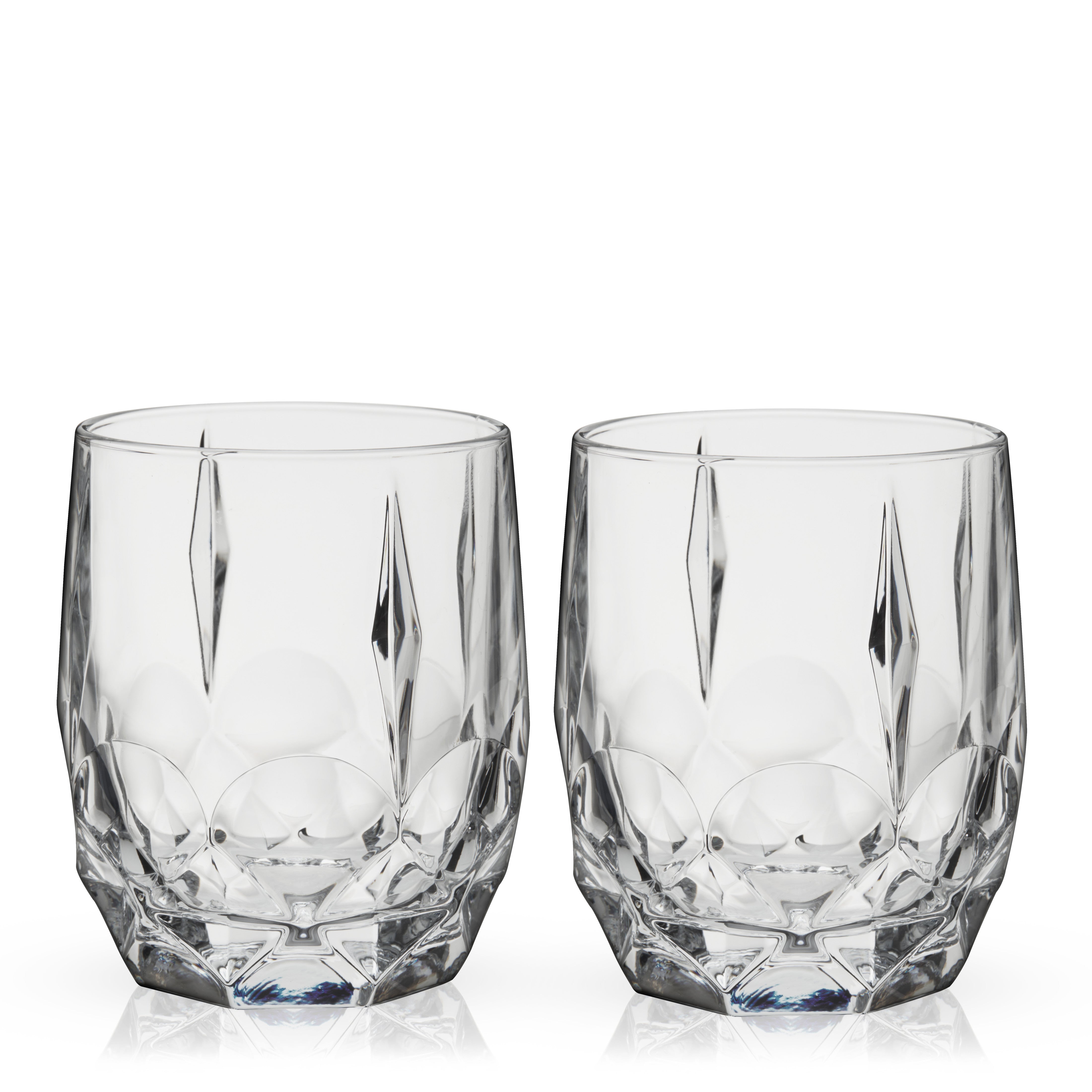 Viski Reserve Milo Crystal Rocks Glasses Old Fashioned Glass - European  Crafted Rocks Glasses, Bourbon Glass, Whiskey Glass and Liquor Gift Ideas  Set of 4
