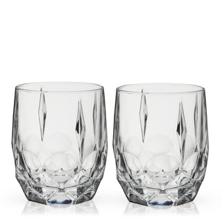 COCKTAIL GLASSES MAKE IMPRESSIVE GIFT– Give this set of stemless cocktail tumblers as a gift to cocktail lovers, birthday gifts, or groomsmen gifts. Impress visitors by serving Negronis in high-quality crystal lowball glasses with a modern twist.