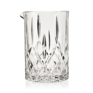 STRIKING CRYSTAL BARWARE MAKES ICE SHINE AND LIQUOR GLOW - More than just a tool, this crystal mixing glass shows off ingredients as you bartend, highlighting beautiful liquor and making ice sparkle as you stir.
