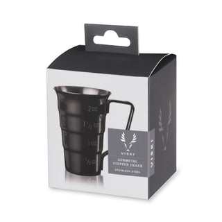 Gunmetal Stepped Jigger