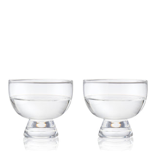 GORGEOUS CRYSTAL MEZCAL CUPS – This beautiful cocktail glassware is designed with precise angles and crystal clarity. Sleek and contemporary, these glasses look great on a bar cart or in your liquor cabinet and give understated elegance to any drink.