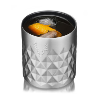 Paragon Stainless Steel Rocks Tumbler in Platinum