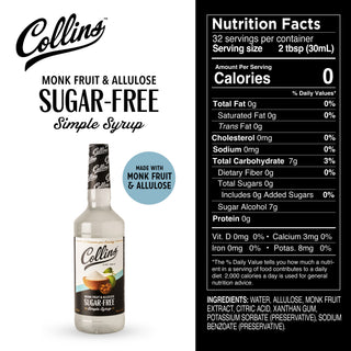 Sugar Free Simple Syrup 32 oz