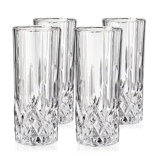 IMPRESS FRIENDS AND GUESTS WITH ELEGANT GLASSWARE – Give this set of highball tumblers as a gift to cocktail lovers, gifts for Father’s day, or groomsmen gifts. Impress visitors by sharing a refreshing highball in high-quality bar drinking glasses.