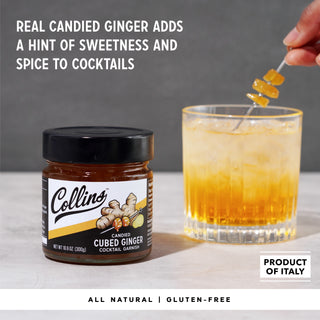 DELICIOUS CANDY GINGER JUICE FLAVOR: Keep your bartender accessories in stock. The syrup of candied ginger cubes makes a great ginger syrup for cocktails, bringing the flavor of your favorite ginger chews to any cocktail. 