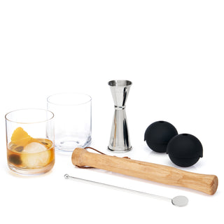 7-Piece Professional Stainless Steel Muddled Barware Set