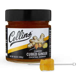 Candied Ginger Cubes in Syrup 10.6 Oz