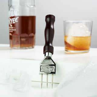 UPGRADE YOUR HOME BAR - For a truly elevated craft cocktail experience, hand-shaped ice is a must. This durable, classic ice pick allows you to chip, shave, or shape large blocks of ice to craft flawless, elegant ice spheres, cubes, and more. 