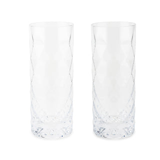 IMPRESS FRIENDS AND GUESTS WITH ELEGANT GLASSWARE – Give this unique highball glassware as a gift to craft cocktail lovers, gifts for dad on Father’s day, or wedding gifts. Or pair these glasses with a muddler and your favorite Mojito recipe!