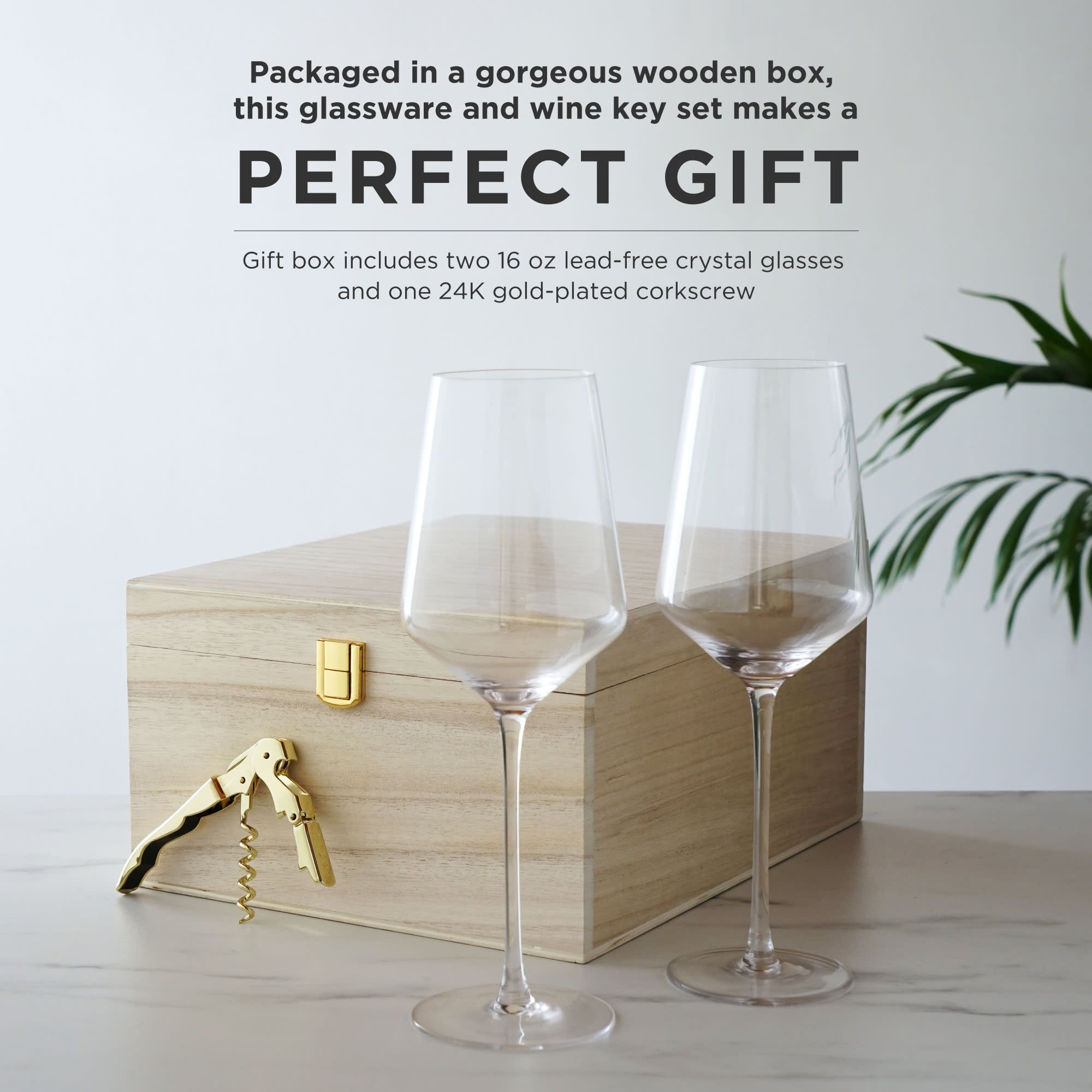 20 Inch Giant Novelty Clear Wine Glass and Cork Holder – MyGift