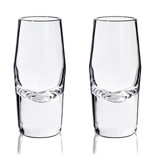 Raye Heavy Base Crystal Shot Glasses Set of 2