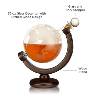 GREAT GIFT FOR THE WHISKEY LOVER WHO HAS EVERYTHING - If you know a whiskey enthusiast who has all of the glencairns, whiskey glasses, rocks glasses and regular decanters they can handle, get them a unique spin on spirits glassware with this fun decanter.
