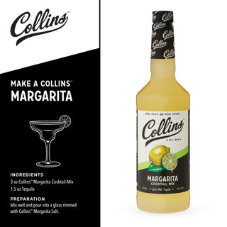 JUST ADD TEQUILA TO CREATE THE PERFECT MARGARITA - Margarita accessories like this margarita drink mix provides the ideal flavor. Just make sure to garnish with a lime wheel and serve in a marg glass! Recipe and recommended ratios included.