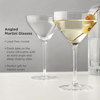 ELEGANT GIFT FOR COCKTAIL LOVERS – Impress the cocktail lover or mixologist in your life with these classic yet contemporary martini glasses. This stemmed cocktail glass set makes the perfect Christmas, birthday, anniversary, or housewarming gift.