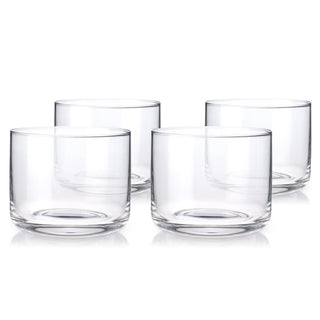SPARKLING LEAD-FREE CRYSTAL GLASSWARE – Celebrate with your favorite bourbon, rum, or gin with these beautifully designed glass cups. The smooth crystal, minimalist design, and clean lines create bar glasses sets for the home with contemporary flair.