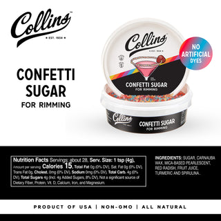 Confetti Rimming Sugar 4 oz