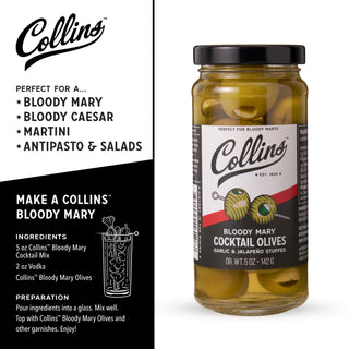 Bloody Mary Olives by Collins 5 oz