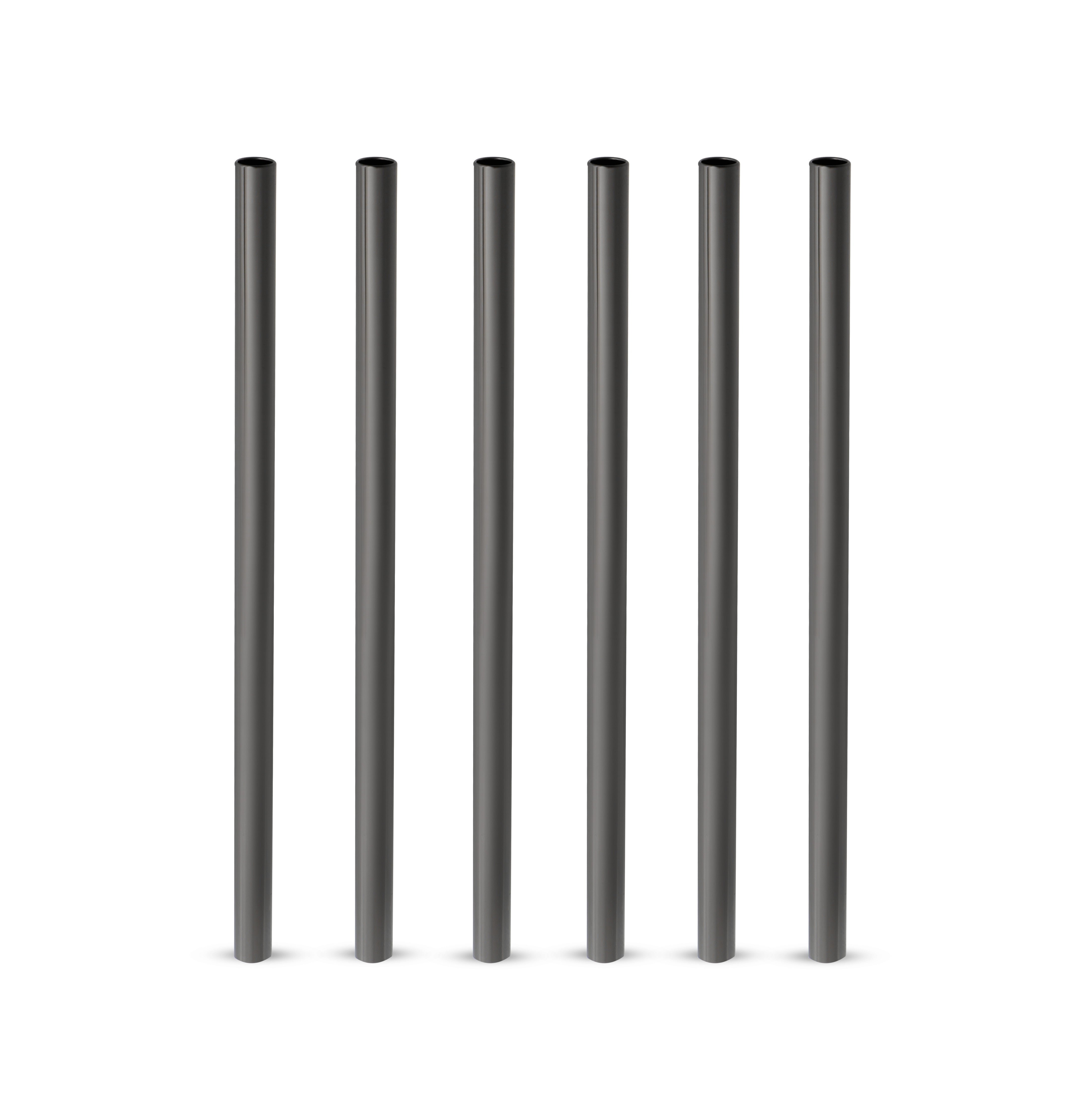 Viski Stainless Steel Straws for Cocktails - Eco-Friendly Reusable